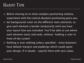 Shaping Up With CSS