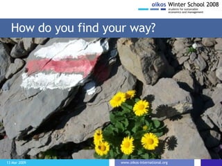 How do you find your way? 