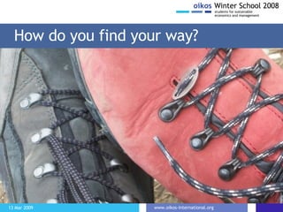 How do you find your way? 