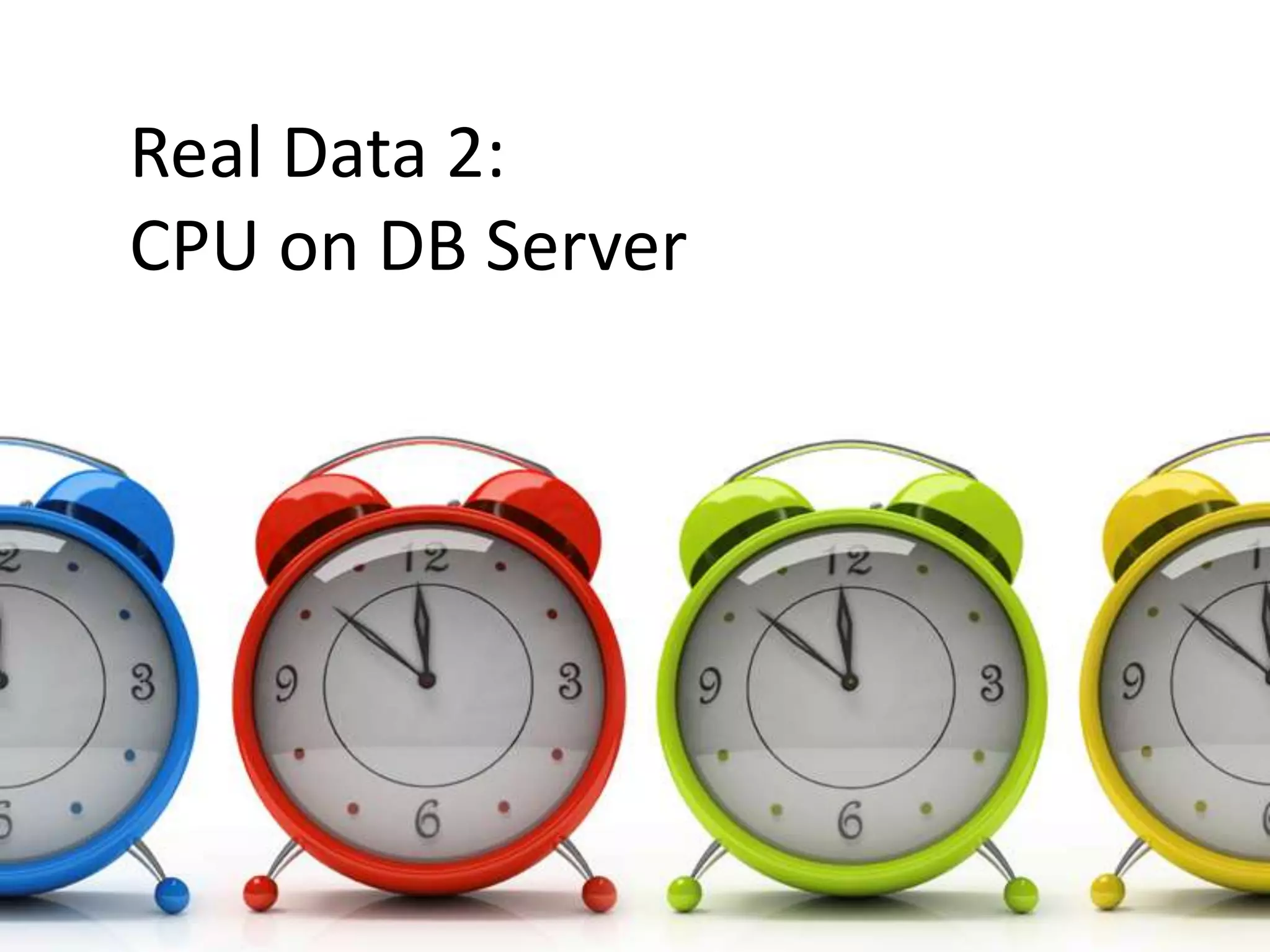 Real Data 2:CPU on DB Server
