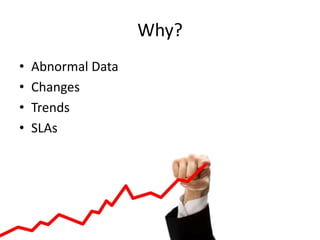 Why?Abnormal DataChangesTrendsSLAs