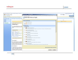 Practical Uses of SharePoint a Redengine Webinar