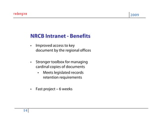 Practical Uses of SharePoint a Redengine Webinar