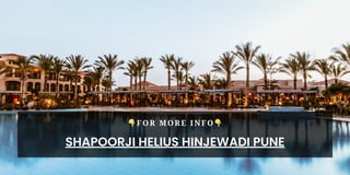 👇FOR MORE INFO👇
SHAPOORJI HELIUS HINJEWADI PUNE
 
