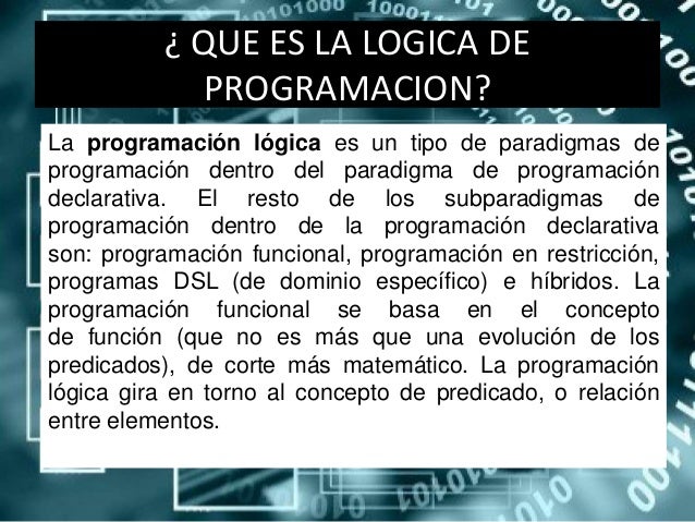 LOGICA DE PROGRAMACION