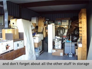 and don't forget about all the other stuff in storage 