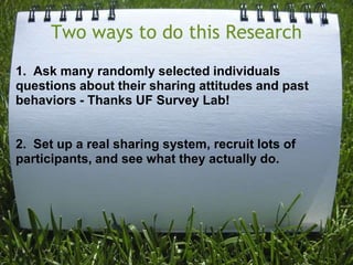 What items are culturally appropriate to share?