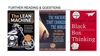 15
FURTHER READING & QUESTIONS
• Visualise portfolio epics per sprint / increment
• Real time collaboration: 60 people, 18 concurrent conversations
• Visualise customer-facing and architectural / tech debt work
• Two-way communication: teams, senior leaders, Business reps
 