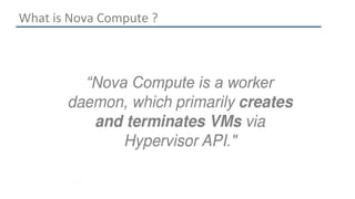 What is Nova Compute ? 
 