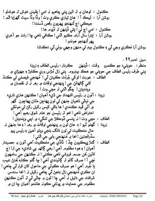 Sharafat Ji Had (عورت ڪٿا : (شرافت جي حد WriterL Abdul Razzaque Memon