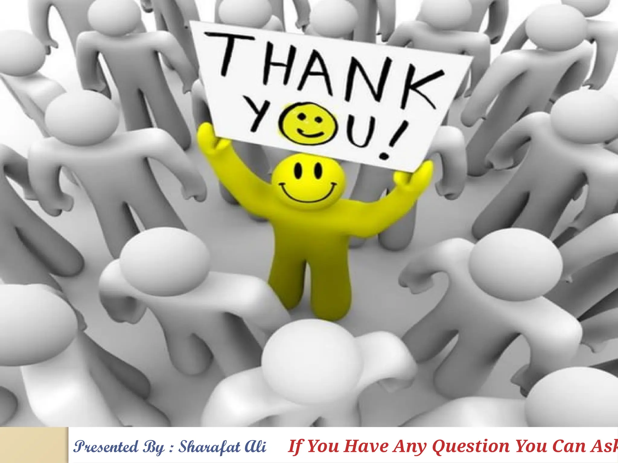 If You Have Any Question You Can Ask
Presented By : Sharafat Ali
 