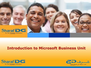Introduction to Microsoft Business Unit
 