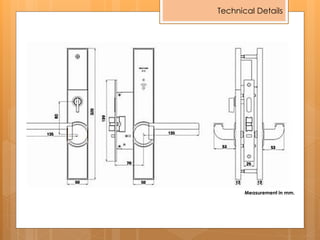 Technical Details
Measurement in mm.
 
