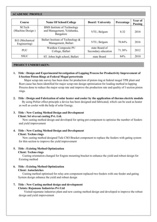 Sharana basava d (Design Engineer) | PDF