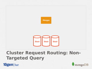 Cluster Request Routing: Non-
Targeted Query
 