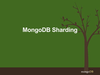 MongoDB Sharding
 