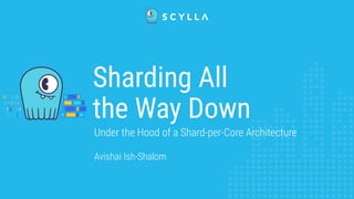 Sharding All
the Way Down
Under the Hood of a Shard-per-Core Architecture
Avishai Ish-Shalom
 