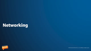 © 2023 Amazon Web Services, Inc. or its affiliates. All rights reserved.
Networking
 