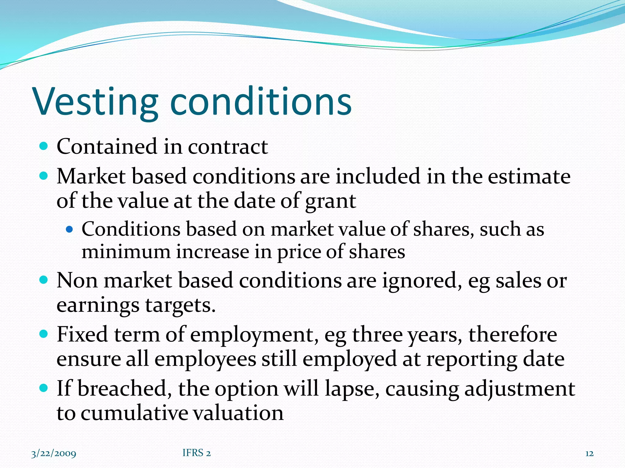 Share Based Payments