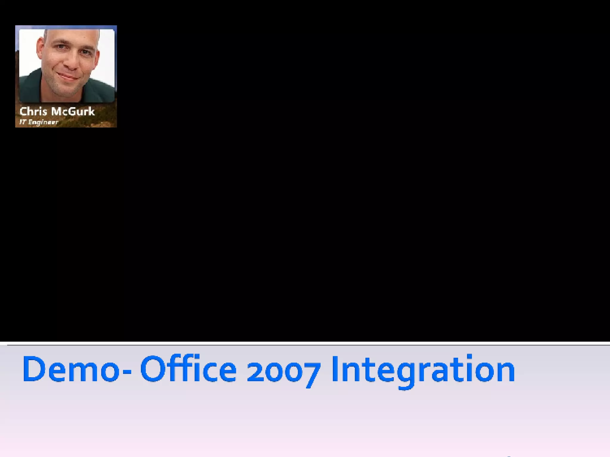 Pain Points Spread on many projects Too many emails, asking for information His desire Wants users to have more visibility to the projects Less clicks to find information Solution :SharePoint to share information and work with internal customers 