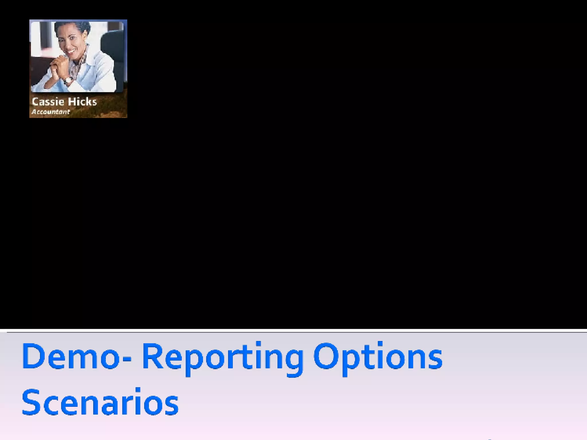 Pain Points Spends too much time following up on projects Desire :  A single place to place to get information  Know who’s working on what Solution : SharePoint as the presentation layer 