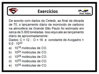 Exercícios Prof. Fábio
 