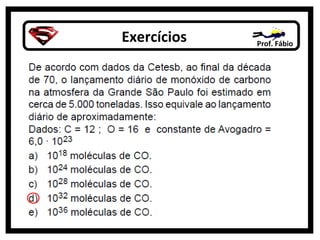 Exercícios Prof. Fábio
 