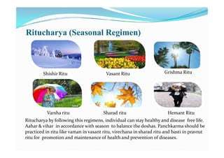 swasthvritta and panchakarma in health promotion | PDF