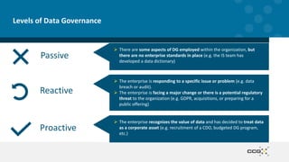 Data Governance Workshop | PPTX
