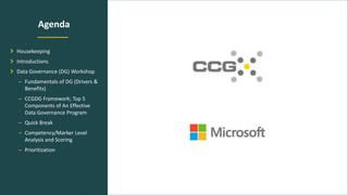 Data Governance Workshop | PPTX