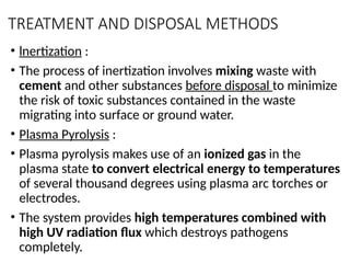 Inertization Process Biomedical Waste management MBBS --.pptx