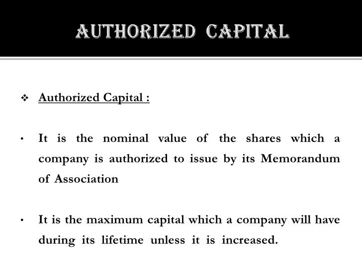 Share capital