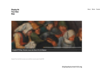displayatyourownrisk.org
 