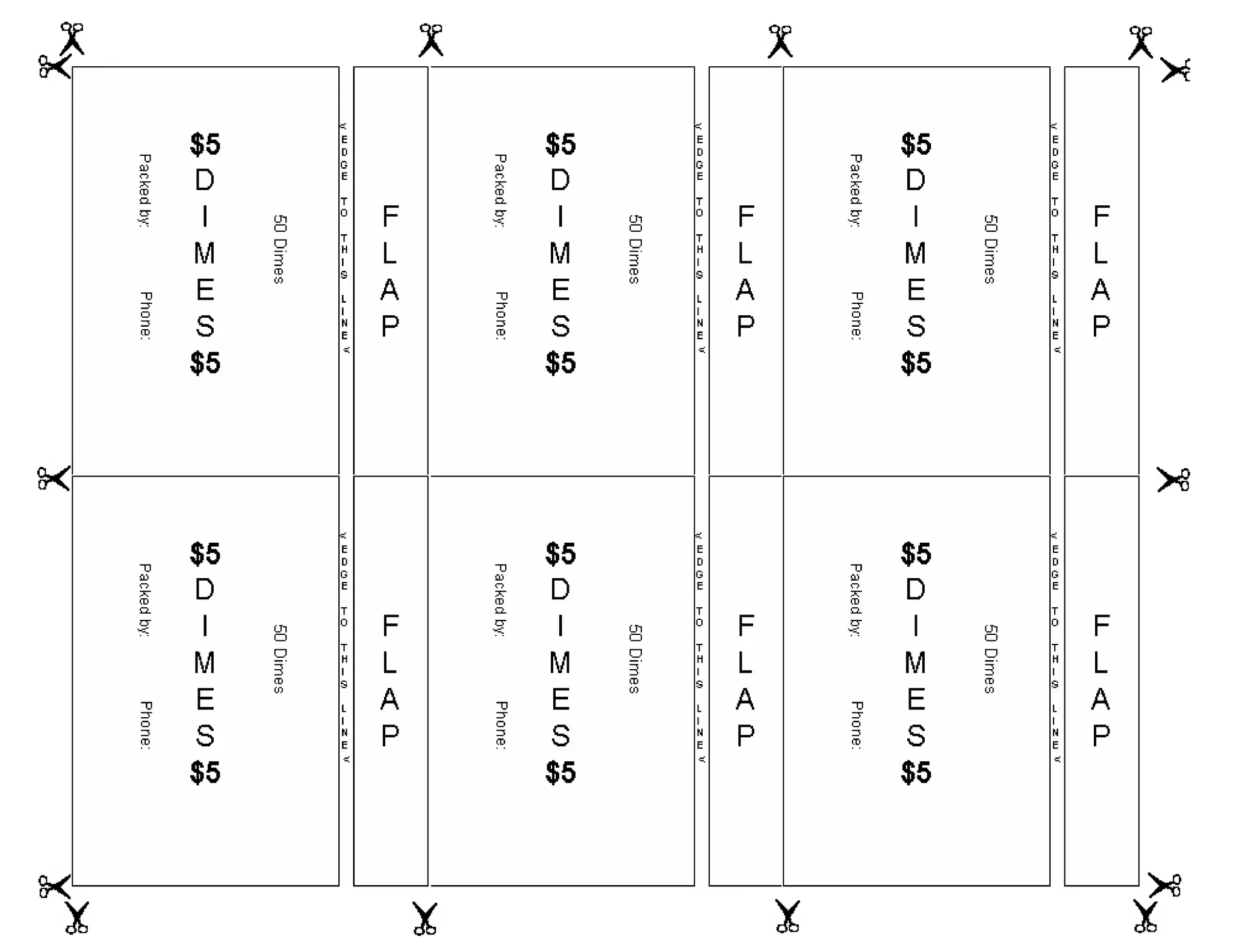 printable coin rolls | ppt