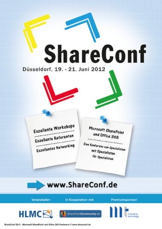 ShareConf 2012 - DIE Konferenz über Microsoft SharePoint und Office 365