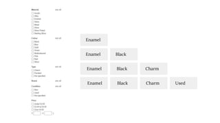 Enamel
Black
Enamel
Black
Enamel Charm
Black
Enamel Charm Used
 