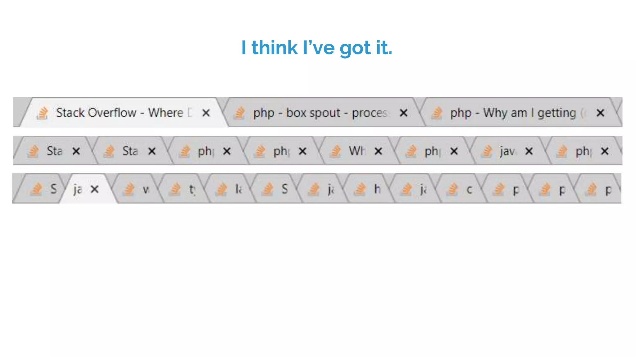 I think I’ve got it.
 