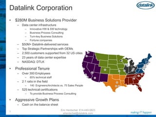 Datalink Corporation$280M Business Solutions Provider