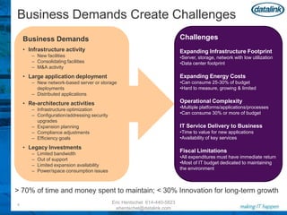 Data center infrastructure