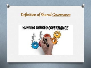 Definition of Shared Governance
 