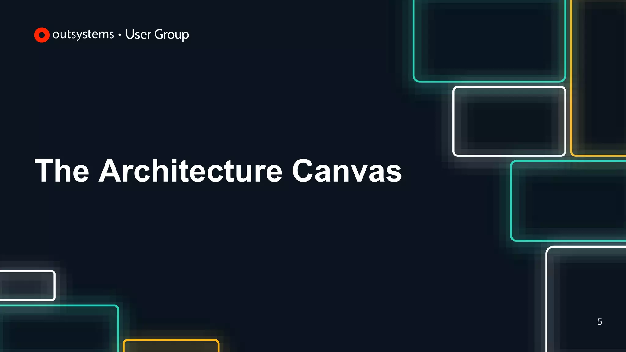The Architecture Canvas
5
 