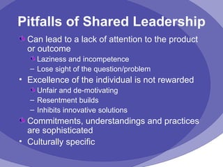 Shared leadership (chppd) | PPT