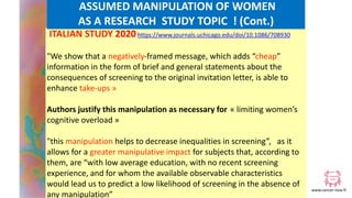Informed and shared decision making in breast cancer screening. Is it possible in France?