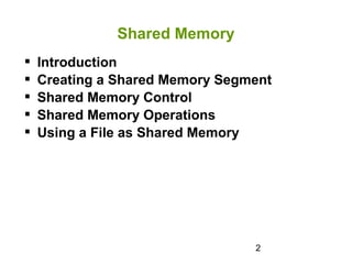 Shared memory | PPT