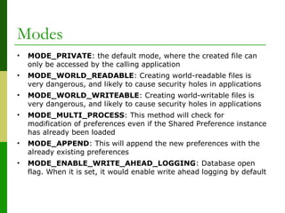Shared preferences | PPT