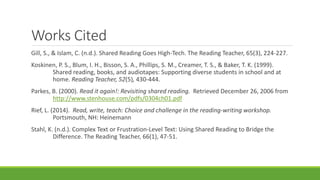 Shared Reading | PPTX