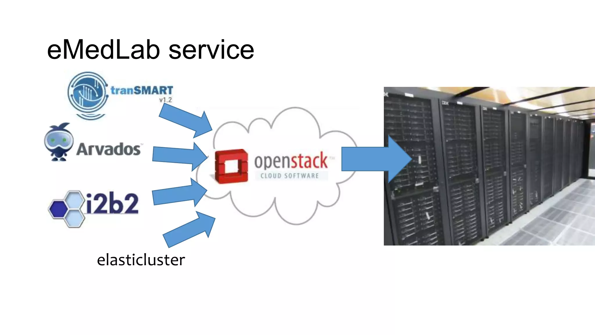 eMedLab service
elasticluster
 