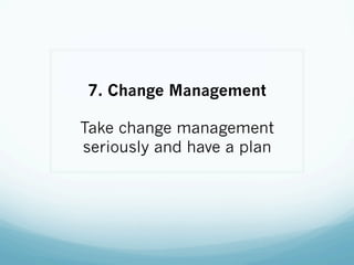 Successful Shared Services Implementation | PDF