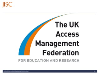Joint Information Systems Committee 11
 