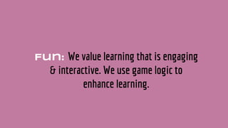 Our Values for Education | PDF